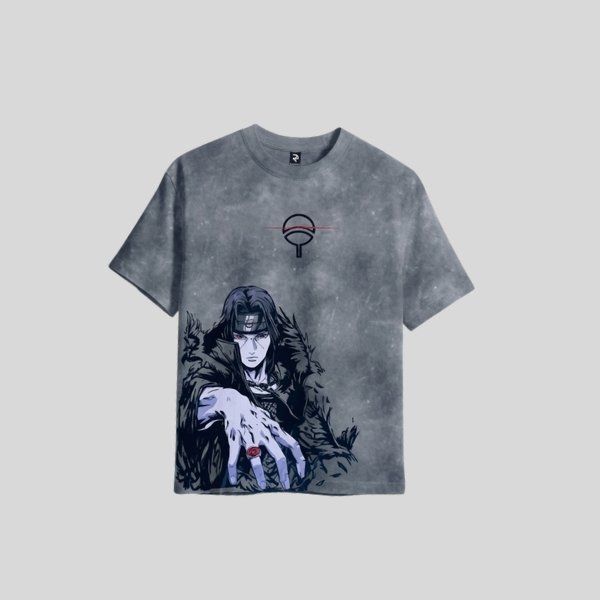 Epic attire itachi uchia edition acid wash drop shoulder